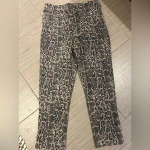 SPANX Snakeskin Ankle Length Jean Leggings